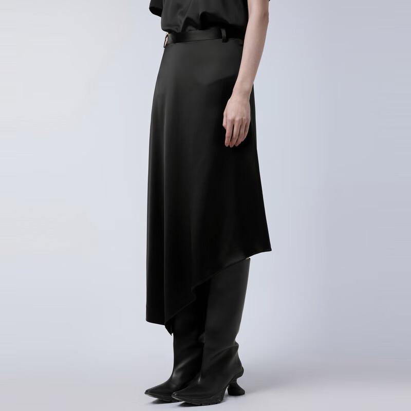 JNBY Women s ESG Satin-Texture Midi Skirt M