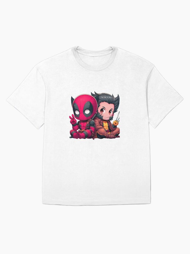 Wolverine and the X Men Copy of Deaddpool & Wolvierine Oversized Unisex T-Shirt