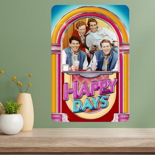 Happy Days Classic TV Show Metal Poster Sign 20x30cm（7.8x11.8inch）