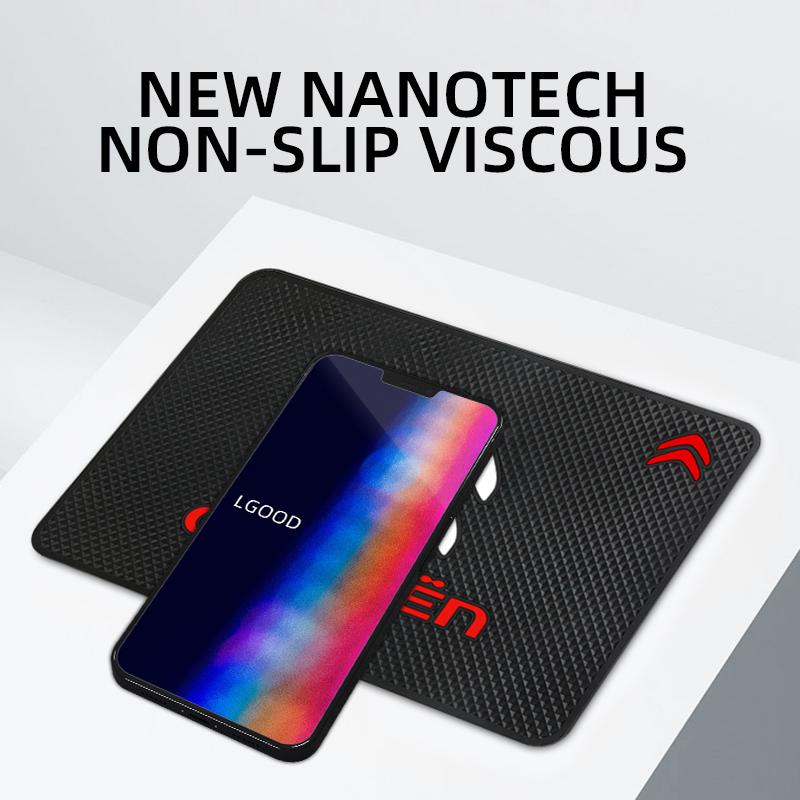 Car PVC Anti Slip Mat Phone Holder Automobiles Interior Dashboard Non-Slip For Citroen C4 C3 C5 C1 C2 Berlingo C-Elysee
