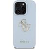 Hülle für iPhone 16 Pro Max Guess Gekörntes Klassisches Logo Blau