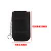 For 308 406 508 3008 5008 1008 607 2008 1pcs Suede Leather Snap Fastener Style Car Key Fob Shell Key Case Center Cover
