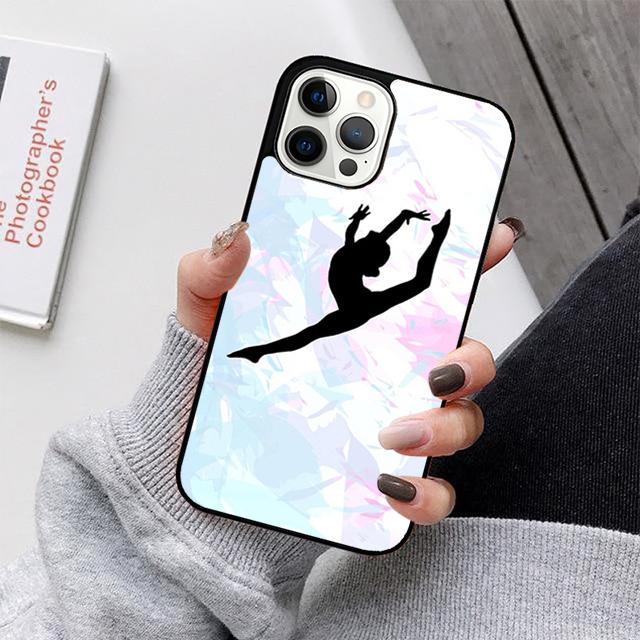 

Love Gymnastics Phone Case For iPhone 17 Air 16 15 14 13 12 11 Pro Max Plus Max Cover Shell coque iPhone 11pro max