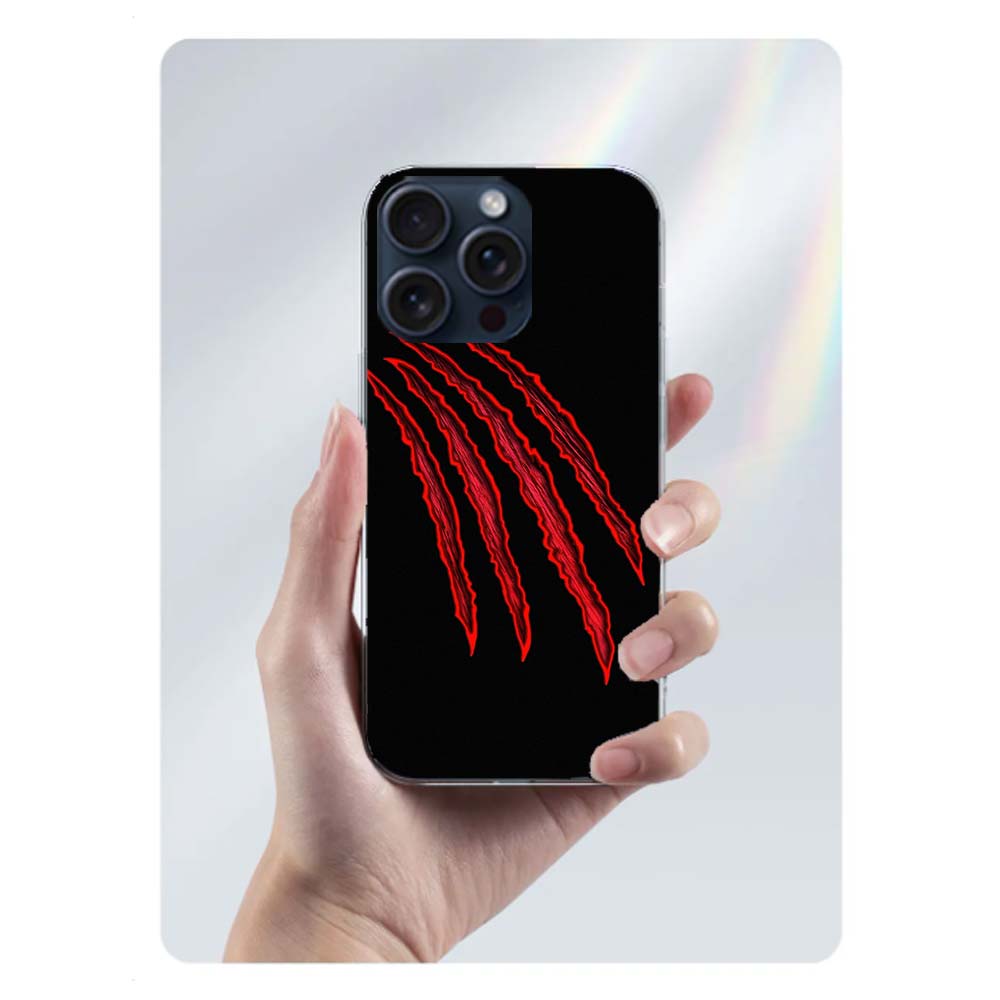 

Fierce Beast Claws Scratch Marks Clear Phone Case For Iphone 17 Air 16 Pro Max 15 Pro 14 Plus 17E 16E 11 13 12 Mini Cover Cases iPhone 17