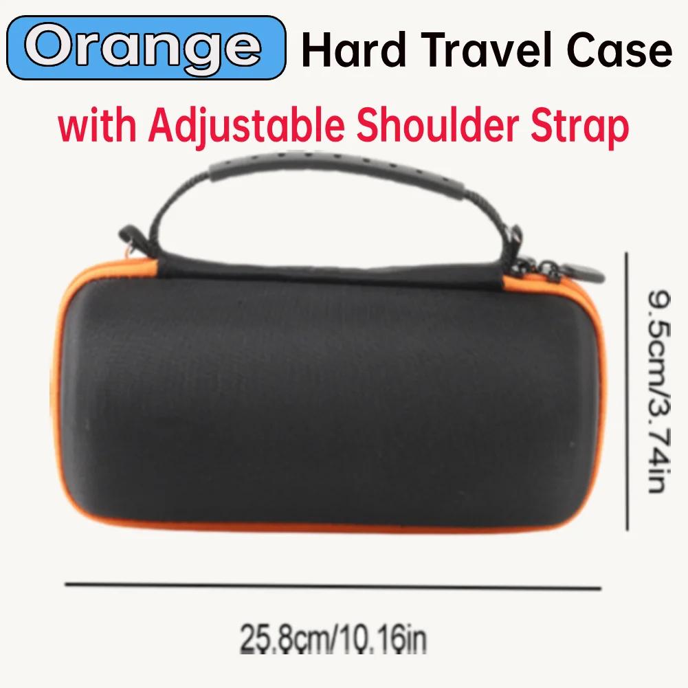Hard Travel Case with Adjustable Shoulder Strap Waterproof Storage Bag Hard EVA Speaker Case for JBL Flip 7 Portable BT Speaker