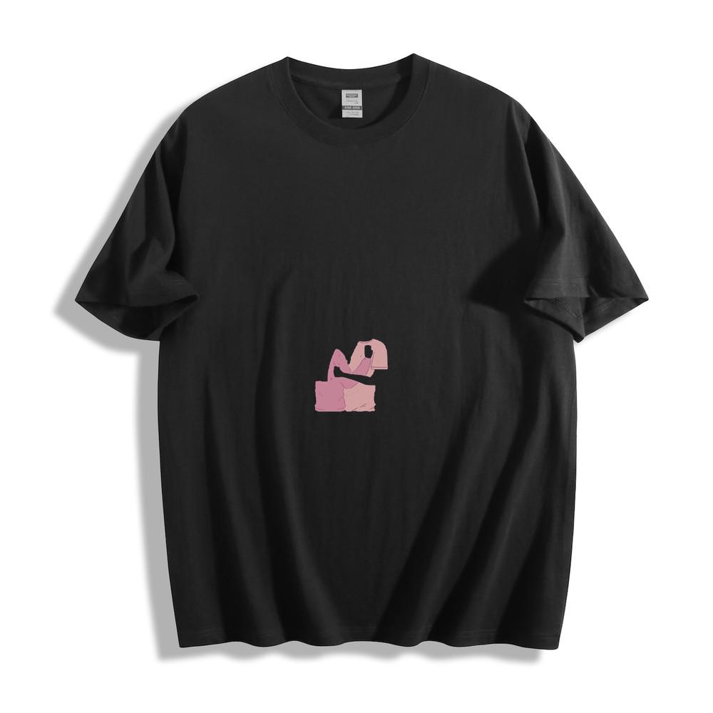 Abstract Pink Art Graphic T-Shirt