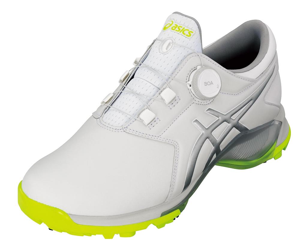 Asics Chaussures de golf PRO M BOA 1111A229 101 Jaune GEL-ACE Blanc/Sécurité 28,0 cm
