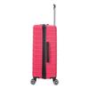 Set of 3 Suitcases - 100% ABS - LYS Paris 360/3 - Fushia