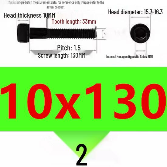 High-Strength Grade 12.9 Internal Hex Head Screws M1.4-M20