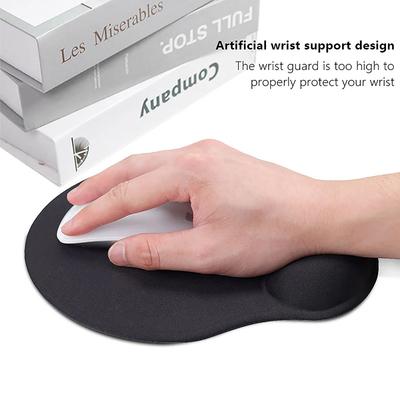 High Quality 1PC Black Mouse Pad With Wrist Rest Pad Anti-Slip Gaming Mousepad Mice Mat PC Laptops Keyboard Accessories