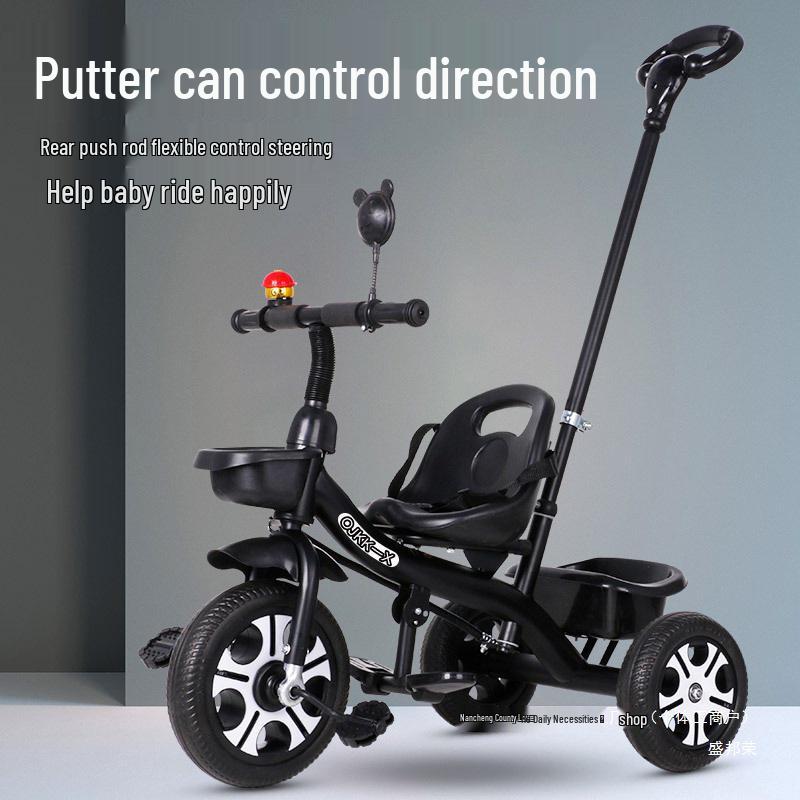 Large Size Children's Tricycle & Stroller for Ages 1-6