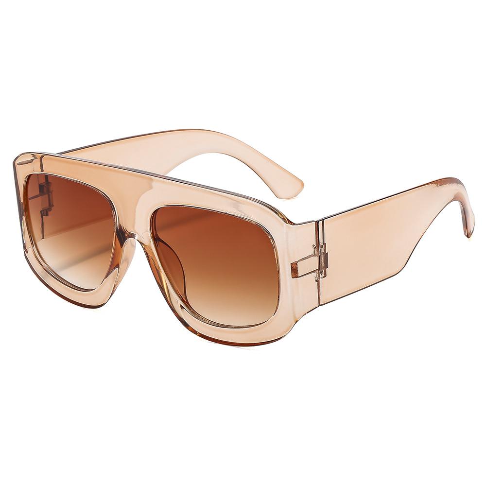 Oversized Thick Frame Aviator Sunglasses Fashion Cool Unisex Sun Glasses