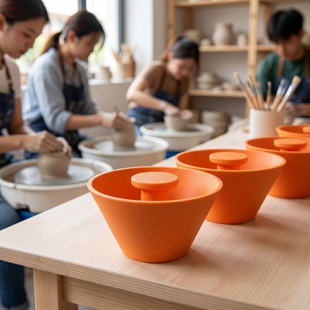 Printed Rim Cone Pottery Rim Cone Shaper Multiple Size Clay Beveling Tool Creative Pottery Making