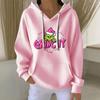 Women's Fashion Casual Christmas Angel Print Pullover Long-Sleeve Sweatshirt