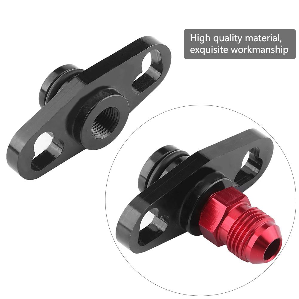 Bil Drivstoffrail Trykkregulator Adapter med Fittings for Mitsubishi Evo 1 2 3ECLIPSE DSM