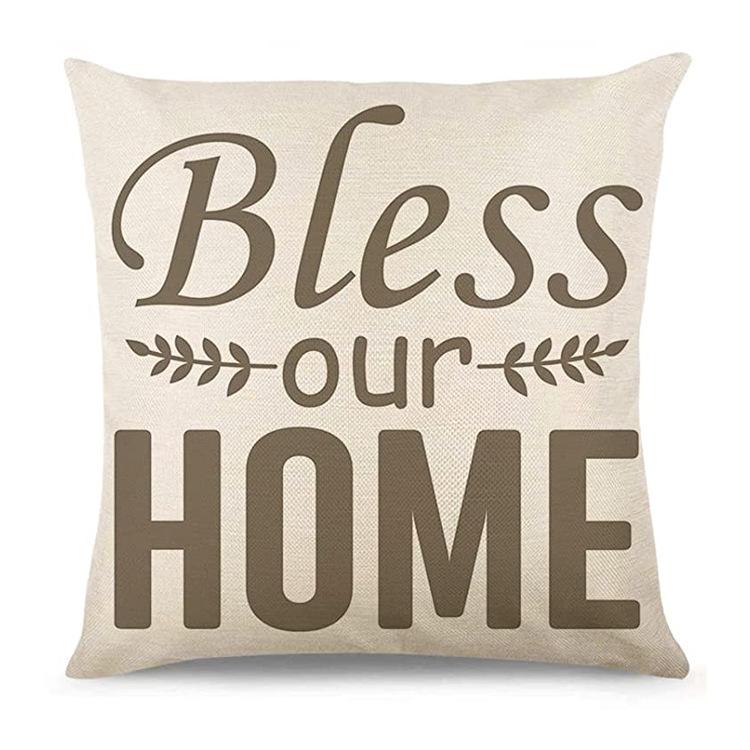 Flax Popular Pillowcase Nordic Home Decoration Pillow Office Car Cushions