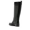 Salvatore Ferragamo Ferragamo Gancini 55mm Knee Boots Black