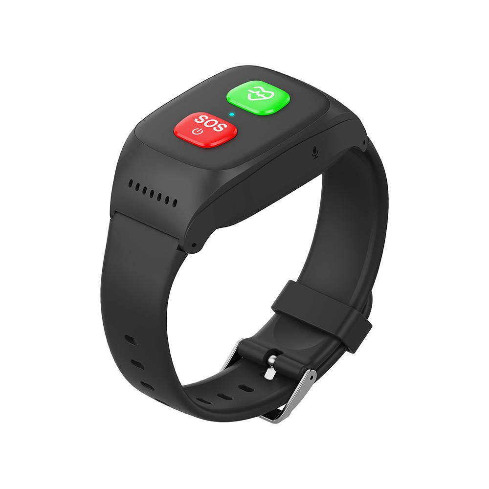 Senior Smart Watch with GPS SOS Fall Detection Vibration Smartwatch Health Monitor for Elderly Safety and Independent Living S16H/HK16