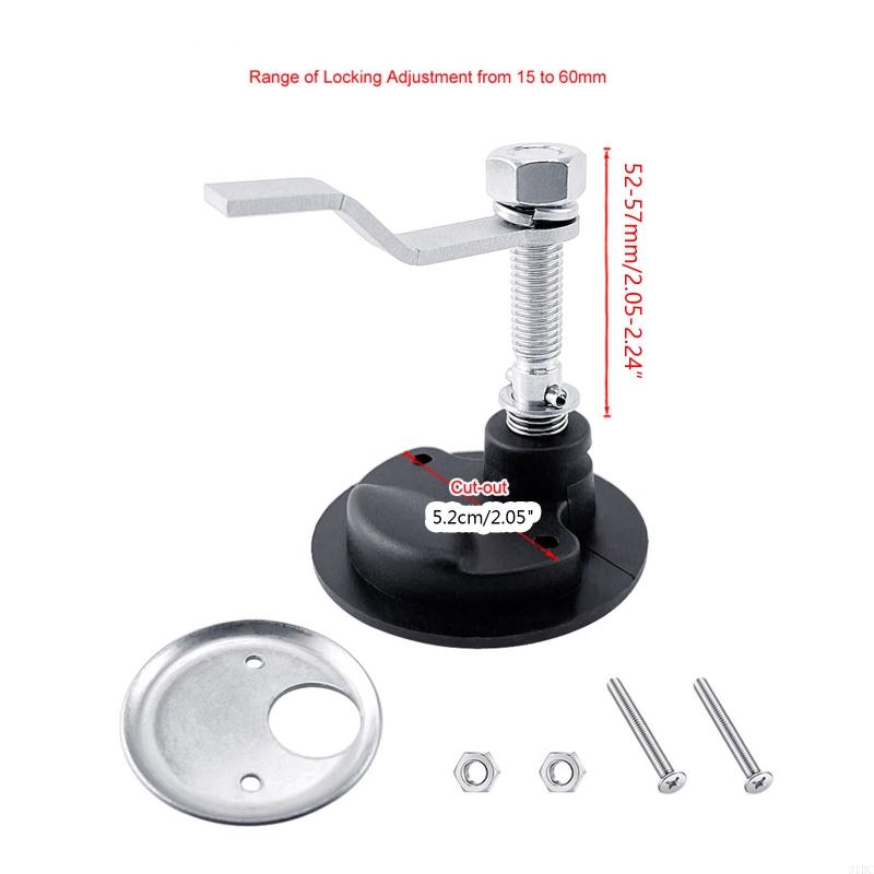 Marine for Hatch Locking Locker Small Size Boat Flush Pull for Hatch Slam for Latch For RV Yacht for Camper Deck Aluminu