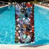 NFL Print Beach Towel Design, Soft, Lightweight. for Home Bathroom, Spa, Pool, Yoga, Surfing, Camping, Gift for Family, Friend