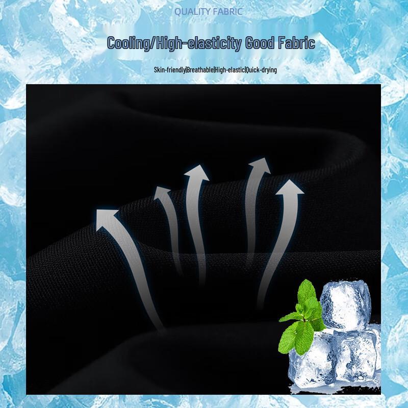 Langsha Women's 7-Point Shark Leggings