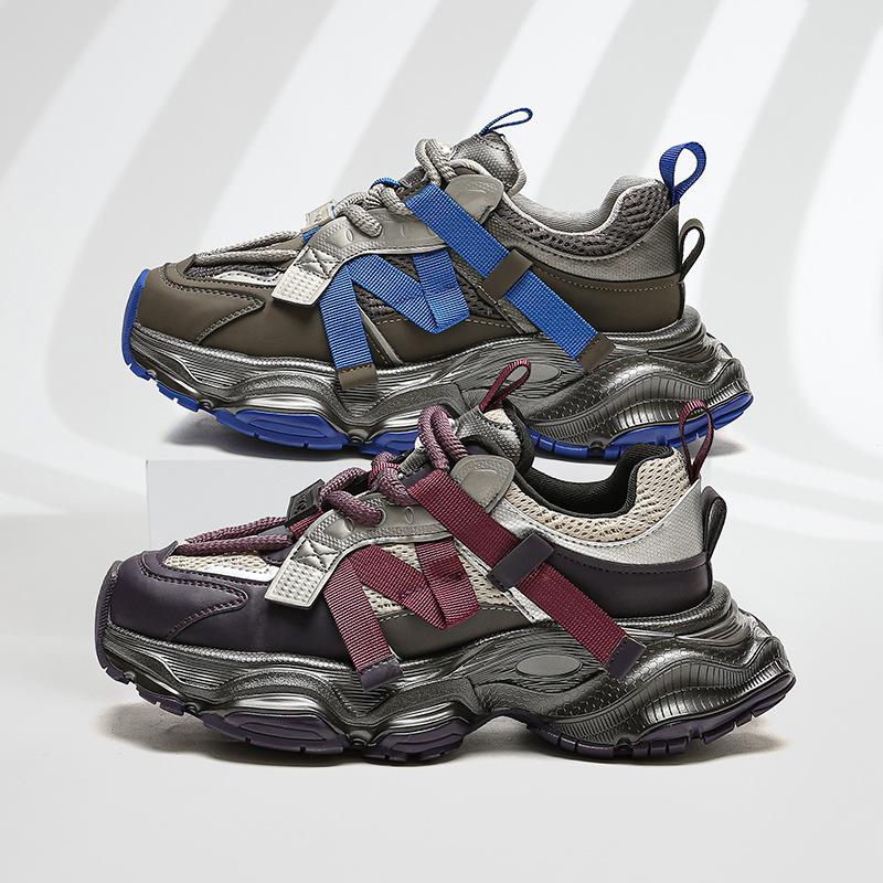 Dad shoes women's shoes new platform lace-up casual height increase sports versatile jogging shoes dad shoes sports shoes children