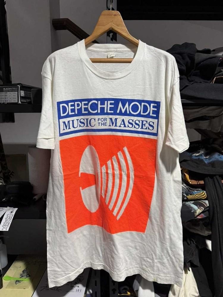 Редкий!Depeche Mode Музыка для масс Футболка Унисекс Концертная S до 5XL DO605 Унисекс Футболка XXL