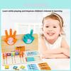 Wooden Montessori Hand Counting Sticks Educational Toy For Kids Math Skill Development