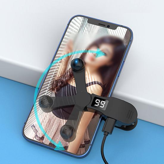 Digital Auto Screen Clicker USB Phone Tapper LED Display 180 Degrees Rotation Smart