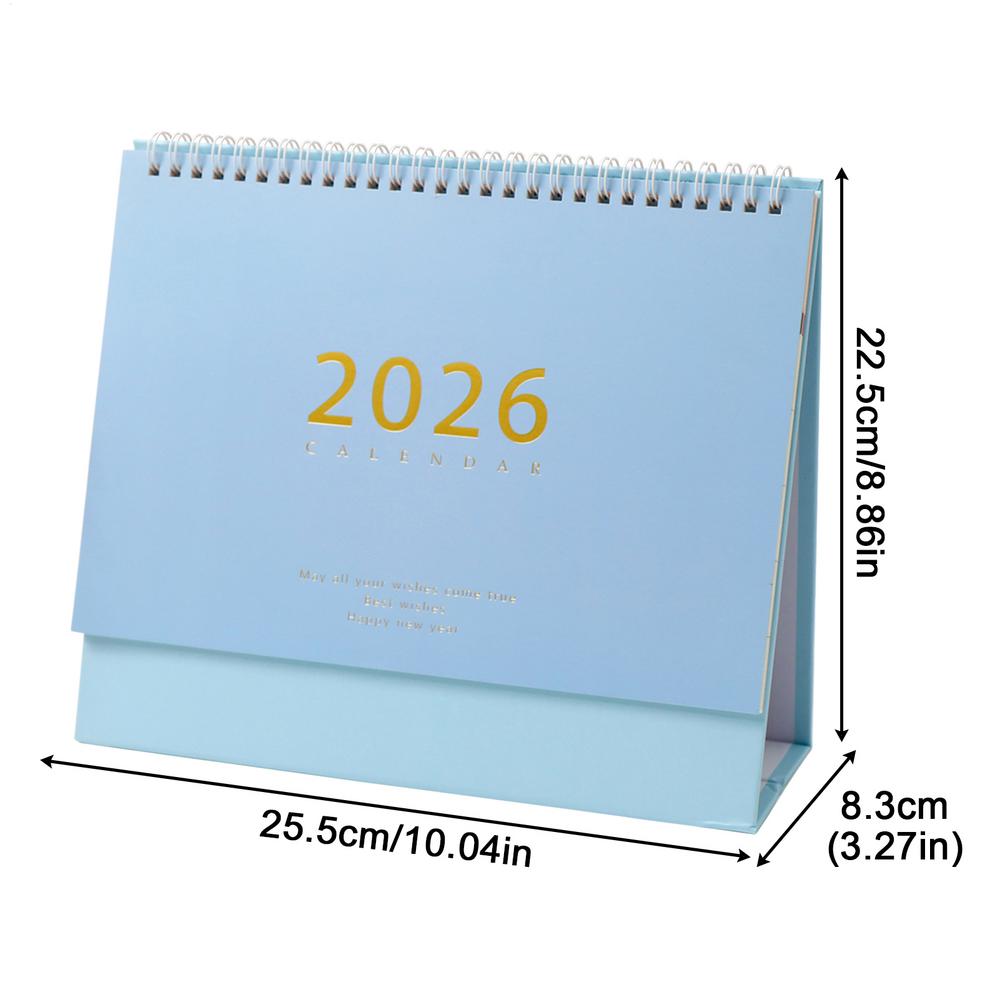 

Настольные календари 2026 Планировщик Расписание Календарь Настольный Ежедневник Карманный Планировщик Декоративный Месяц Рабочий Календарь Планировщик светло-синий