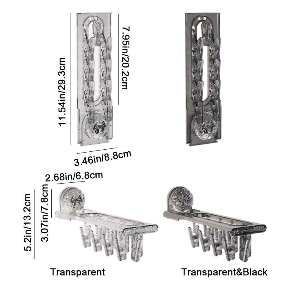 Wall-Mounted Folding Socks Drying Rack Plastic Gloves Towels Drying Rack for Home