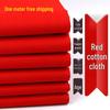 Bright Red Silk Wedding Decoration Fabric - Chinese Style Ribbon Cutting Cloth