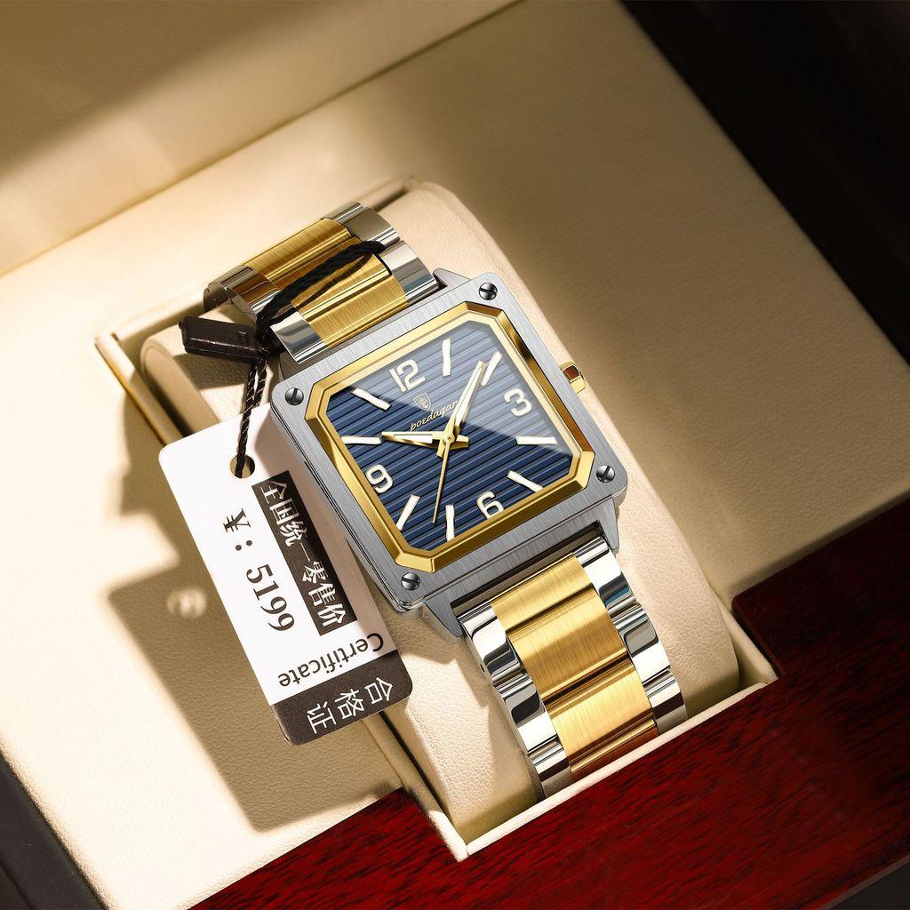 Swiss Mens Watch Waterproof Luminous Quartz With Classic Style For Business And Casual