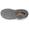 UGG Mini Bailey Button Crystals Short Snow Boots Women boots Charcoal 1138170-CHRC