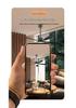 2026 Silent Smart Ceiling Fan Light with Pure Copper Motor and Frequency Conversion for Restaurants