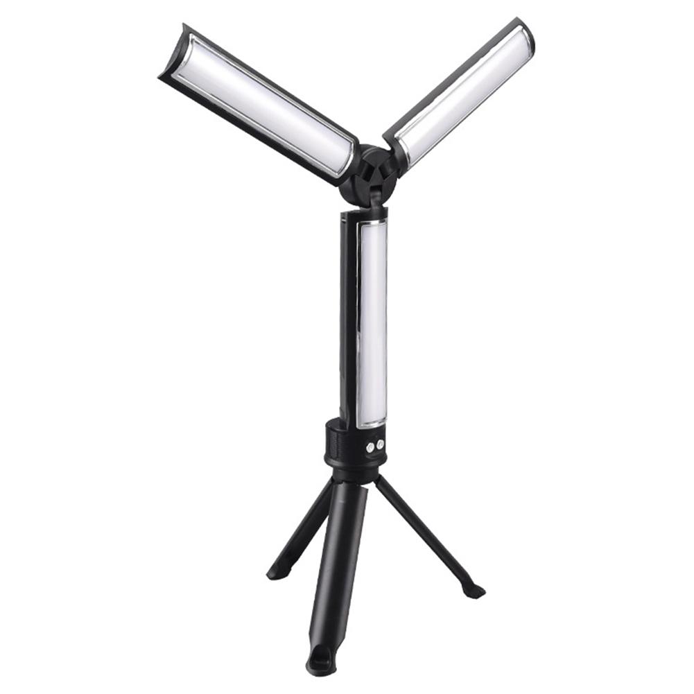 LED Work Light Rechargeable Tent Lantern with Tripod Camping Lantern 3 Brightness for Hiking Fishing Camping