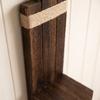 Vintage Wall-Mounted Candlestick Wooden Storage Rack Decorative Candlestick Stand  Wedding