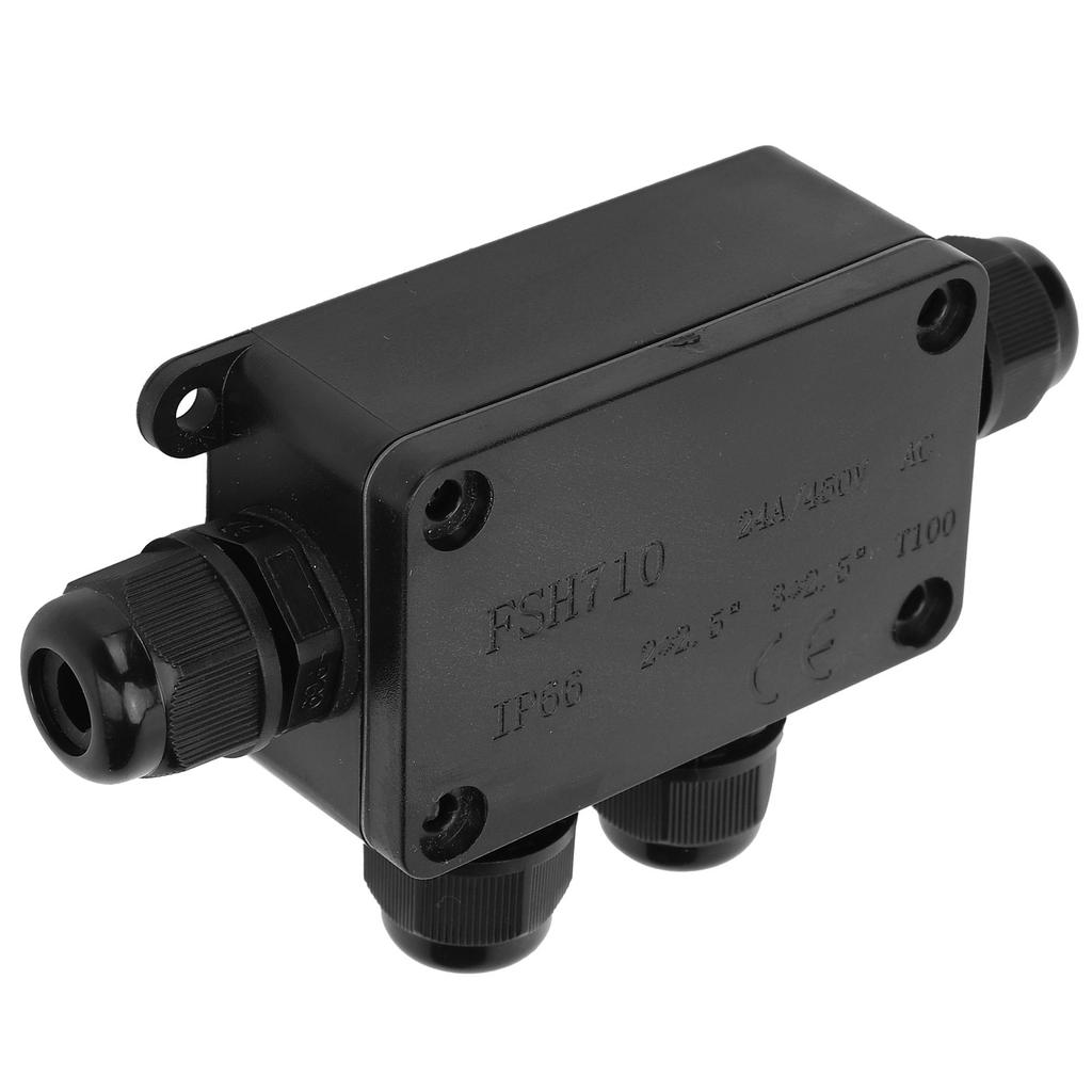 Waterproof Junction Box IP66 Wiring Connector FSH710‑4P with Silicone Sealing  for 4‑8mm