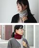 Ultra Warm Silk Neck Silk and Red [Kinuya] Double-Knit Warmer, Cotton, SO7062,