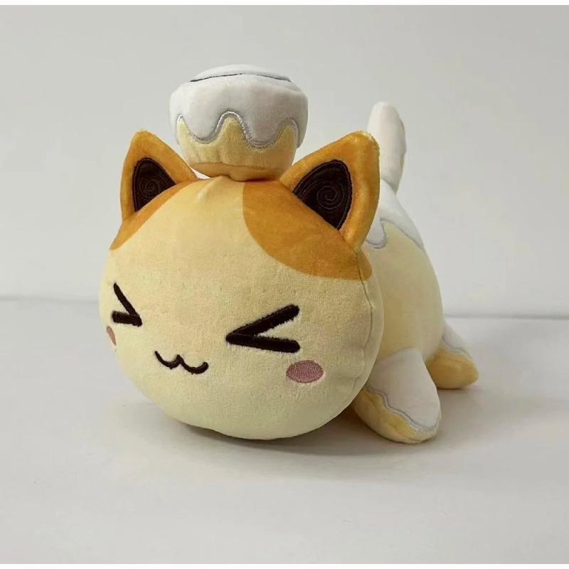 

Мягкая игрушка в виде кота Мяу Мяу Мягкий пончик Мягкие игрушки для кошек Kawaii French Cheeseb Fryurger Мягкая кукла с едой Рождественские подарки