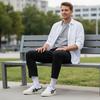 ONITSUKA TIGER GSM Biele Unisex Tenisky Čierne D5K2Y0190