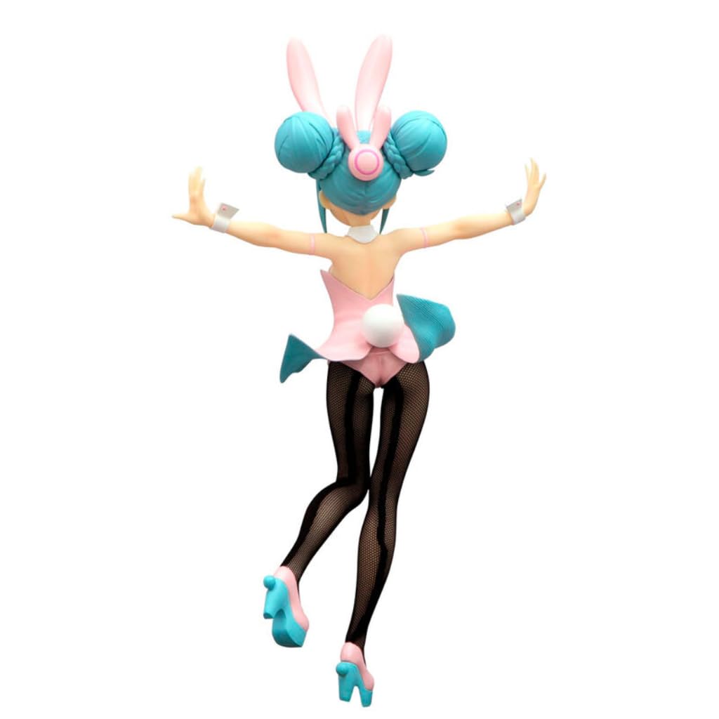 Furyu Figurka BiCute Bunnies Hatsune Miku Mrugnięcie Perłowy Róż Figurka wersja 30cm. Około.