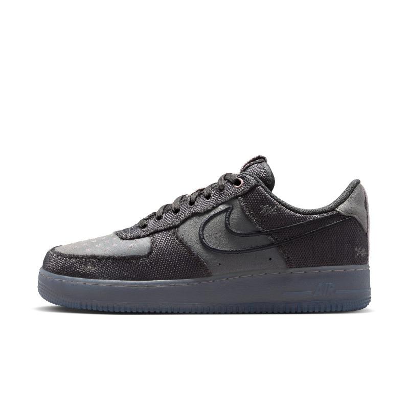

Nike Air Force One Men s Flat Running Shoes Spring New Model Rubber Sole NIKE AIR FORCE 1 IQ0614 35.5 серый/чёрный