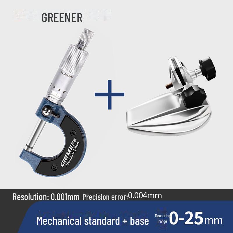 

Высокоточный цифровой микрометр 0-25 мм - электронный штангенциркуль Green Forest для измерения наружного диаметра.