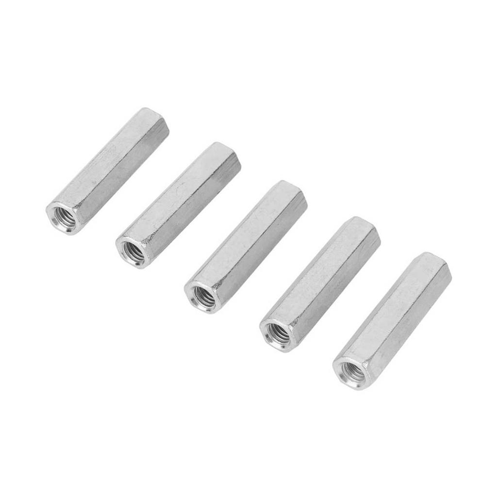 5 buc M8 * 50 piuliță lungă pentru tijă hexagonală manșon hexagonal piuliță de fixare filetată