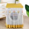 Lace Ruffle Washing Machine Cover Embroidery Floral Tulle Dust Cover Breathable Waterproof Protector Washing Machine Covers