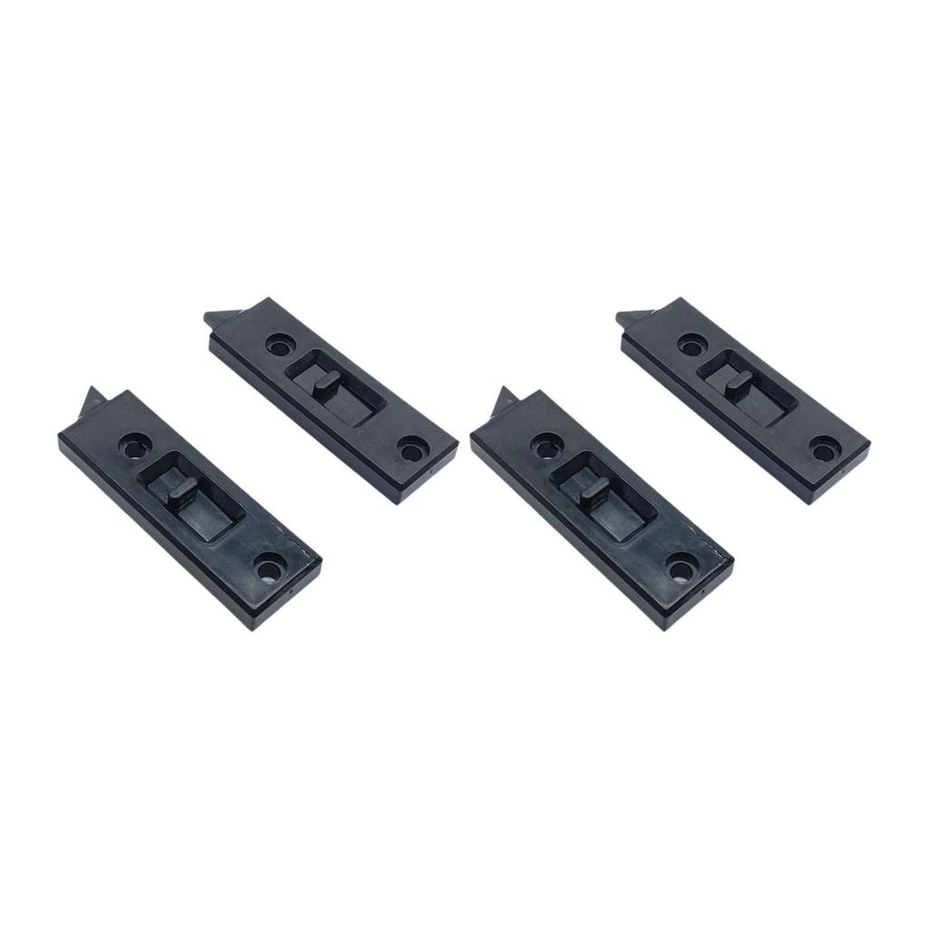 4Pcs Snap in Tilt Latch Sliding Window Tilt Latch Replacement Sturdy Center Spacing Sliding Lock Window Parts 2 Hole Hardware