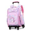 Li Shen Kids 6-Wheel Trolley School Backpack