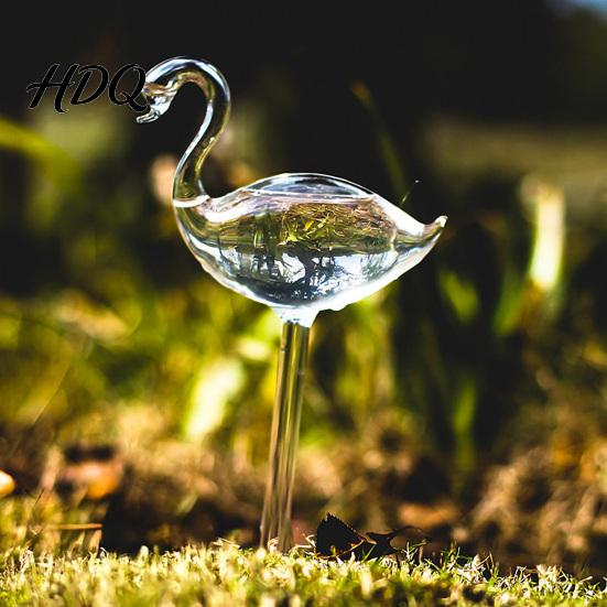 Slow Release Watering Tools Glass Plant Bulb Self Planter Insert Animal Drip Irrigation System for Houseplants Flower Shapes Vacation Bulb