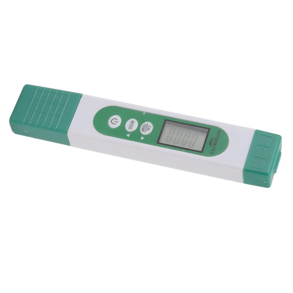 Water Quality Meter Pen Type SALT TDS EC S.G TEMP 5 In 1 Tester LCD Digital with Backlight